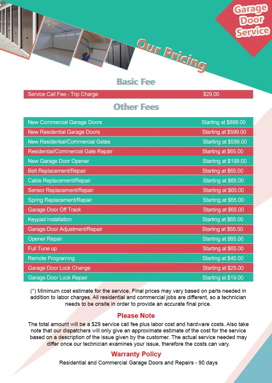 Central Garage Door Service New York, NY 212-918-5387